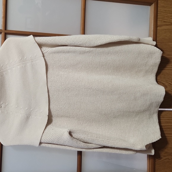 MICHAEL Michael Kors Cream Cowl Neck Sweater - Picture 5 of 8